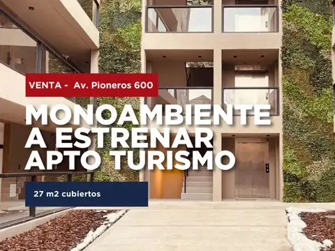 Monoambiente apto turismo a estrenar