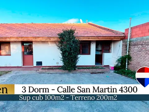 Venta ph 3 dormitorios - san martin 4.300, nqn