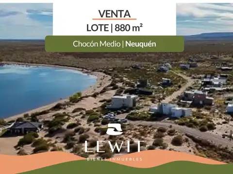 Venta terreno en chocon medio 879 m2