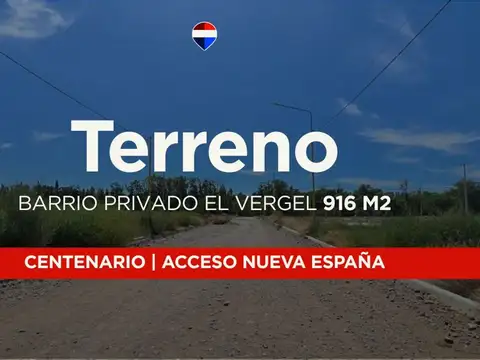 Venta lote  b° el vergel, centenario