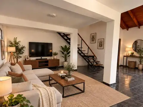 Venta casa con amplio dormitorio divisible con jardín y pileta, pueblo esther