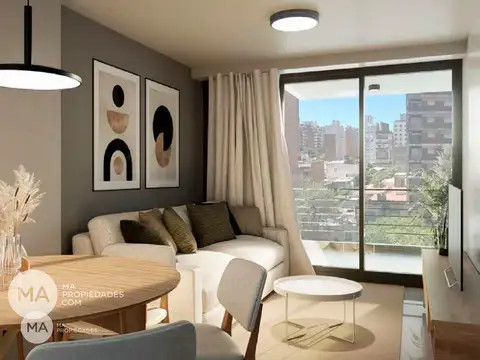 Venta | depto. 1 dormitorio en construcción con amenities - av. pellegrini 400 - rosario martin