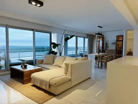 Departamento loft premium dividido con vista franca al río y cochera en maui puerto norte