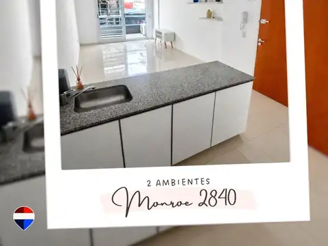 Alquiler 2 ambientes belgrano 2 balcones parrilla