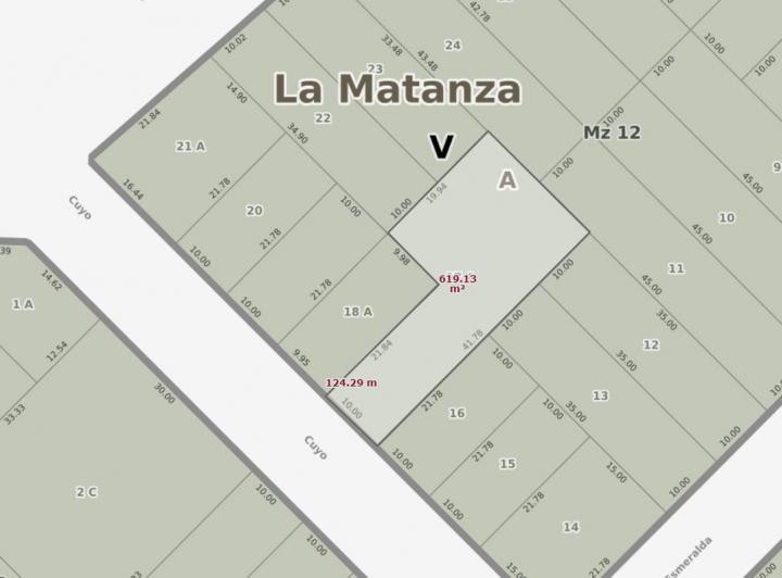 Terreno · 619m²