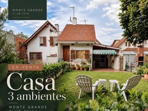 Venta casa de 3 ambientes | monte grande