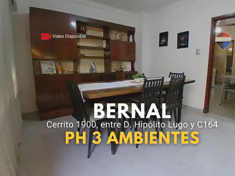 Ph 3 ambientes con patio y parrila  bernal oeste