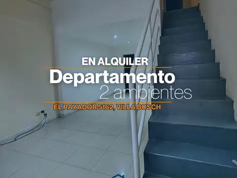 Departamento 2 ambientes en alquiler tipo loft en villa bosch