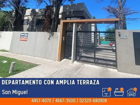 Departamento - alquiler - argentina, san miguel - jose maria rosa 2667