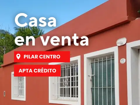 Casa en venta en pilar centro - apta crédito