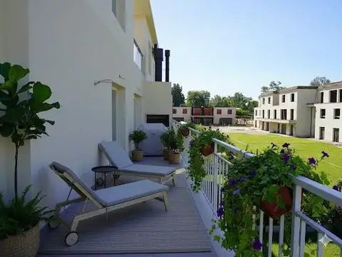Departamento en altos de maschwitz - 2 amb con jardín