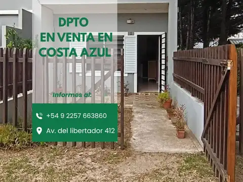 Departamento en venta costa azul