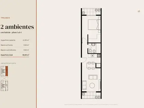 Promocion depto de pozo 2 ambientes con balcón morón sur