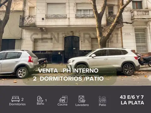 Venta  departamento dos dormitorios la plata