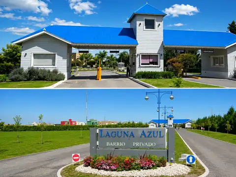 Venta terreno en barrio cerrado laguna azul