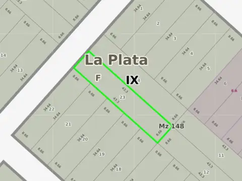 Lote en venta en villa parque sicardi