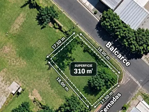Venta terreno 310 m2 san nicolas