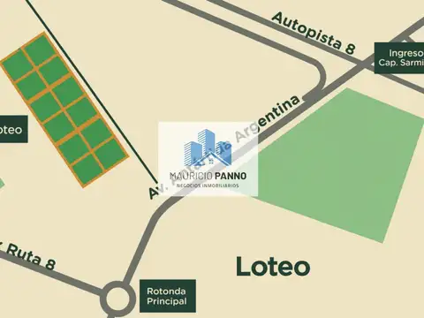 Terreno / lote en venta de 2870m2 ubicado en capitán sarmiento