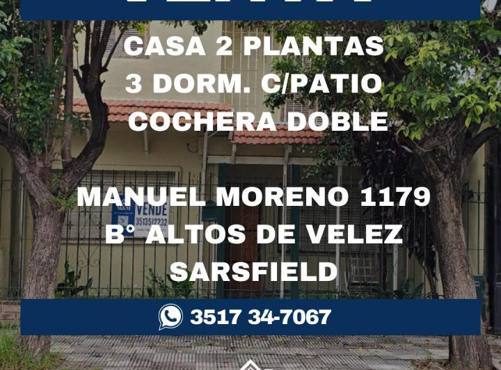 Casa · 238m² · 6 Ambientes · 2 Cocheras