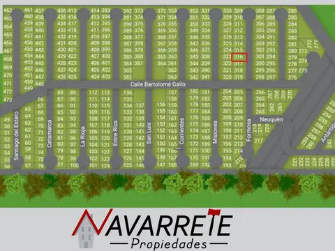 Terreno en venta barrio parque matheu