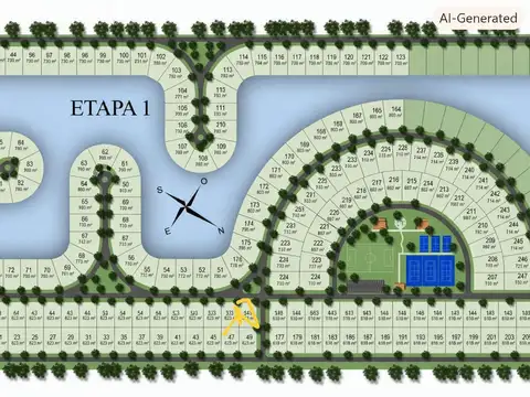 Lote en venta en damasia al sur