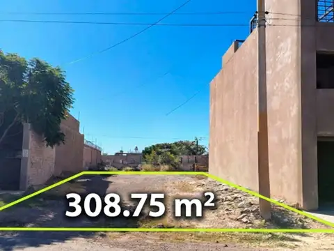 Terreno de 308 m2, en b° santa cecilia. capital