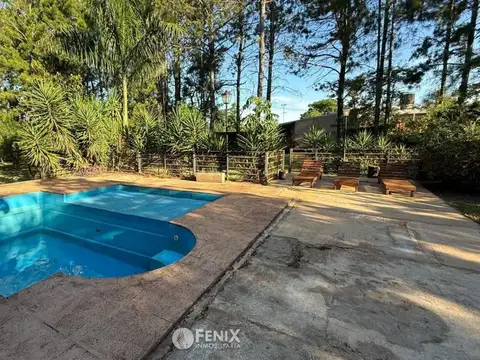 Casa quinta de 1 dormitorio y piscina en venta - barrio pellegrini (cf1413)