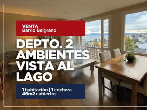 Departamento 2 ambientes b. belgrano - bariloche