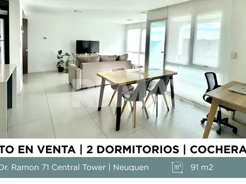 En venta departamento 2 dormitorios. central tower