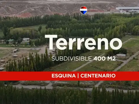 Venta lotes 400m2 barrio la emilce - centenario