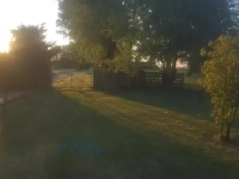 Campo 15 ha con casco, pileta y galpón a 500 m de la autopista ruta 8, pergamino