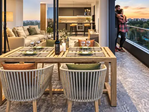 Venta depto 2 amb cochera belvedere garden tigre