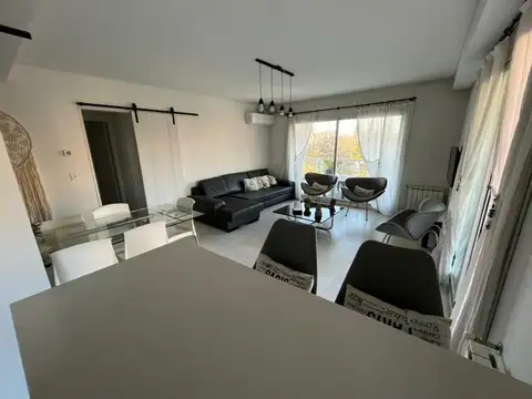 3 ambientes esquina amoblado con amenities.