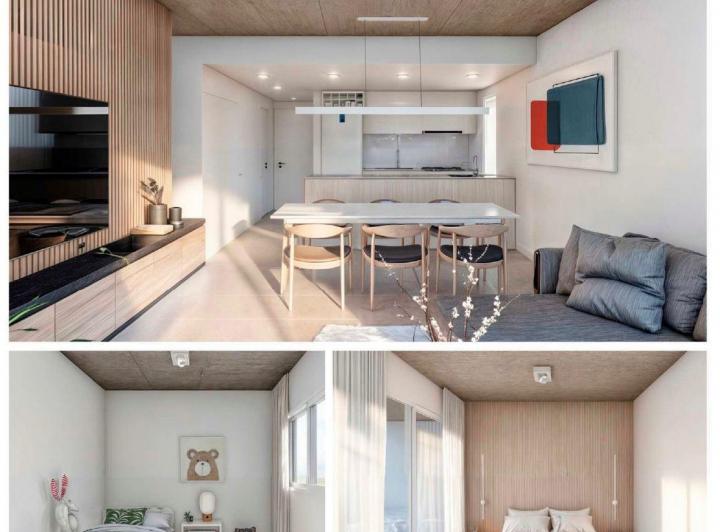 Departamento · 58m² · 3 Ambientes · 1 Cochera