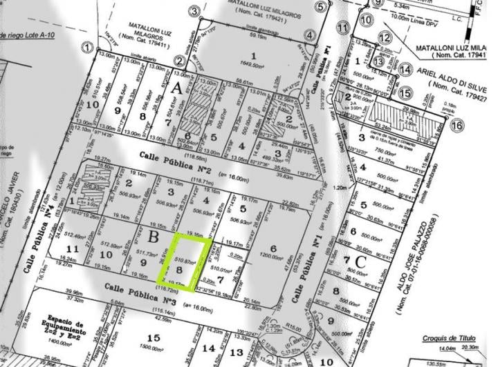 Terreno · 510m²