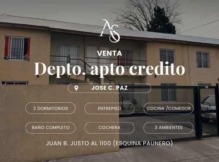 Departamento · 45m² · 3 Ambientes · 1 Cochera
