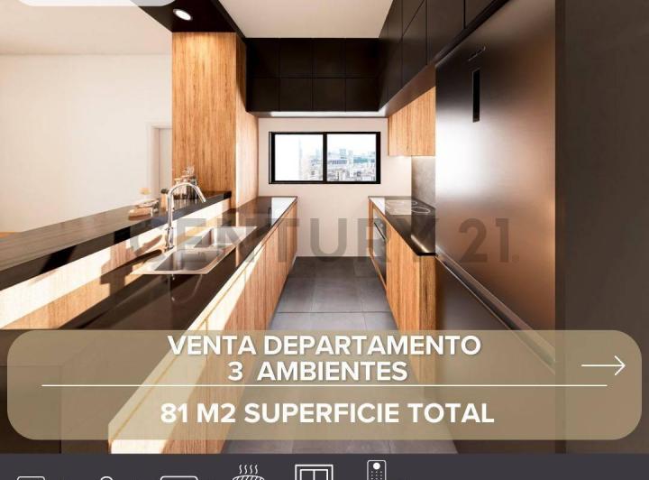 Departamento · 81m² · 3 Ambientes