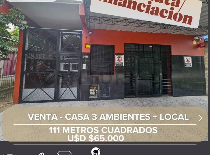 Local comercial · 80m² · 3 Ambientes · 2 Cocheras