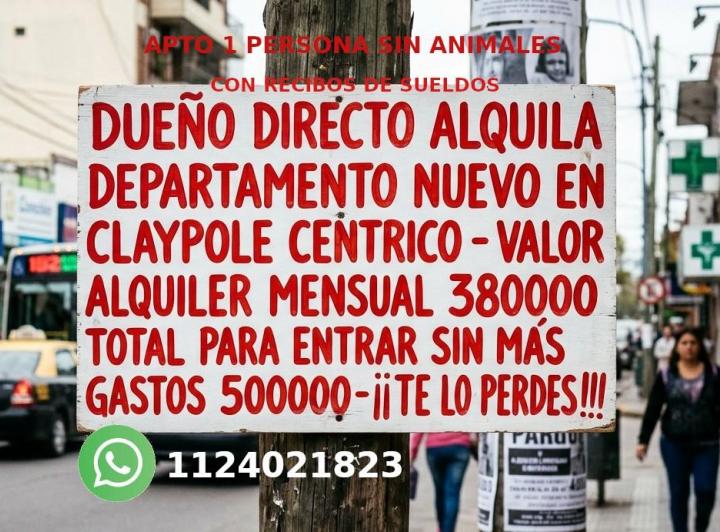 Departamento · 33m² · 1 Ambiente