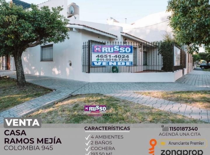 Casa · 165m² · 4 Ambientes · 1 Cochera