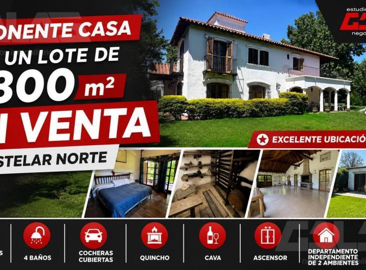 Casa · 237m² · 5 Ambientes · 2 Cocheras