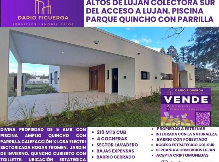 Casa · 180m² · 5 Ambientes · 4 Cocheras