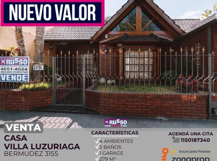 Casa · 196m² · 4 Ambientes · 2 Cocheras
