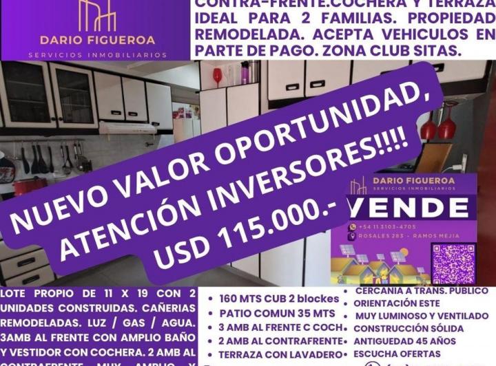 Casa · 165m² · 4 Ambientes · 1 Cochera