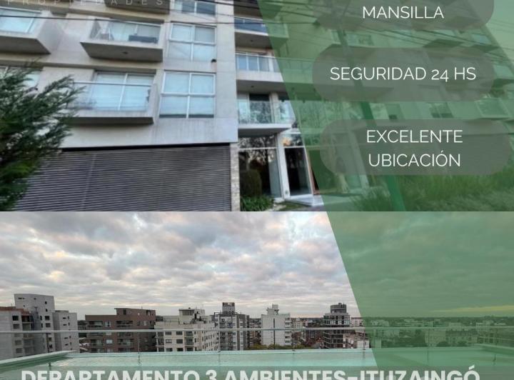 Departamento · 65m² · 3 Ambientes · 1 Cochera
