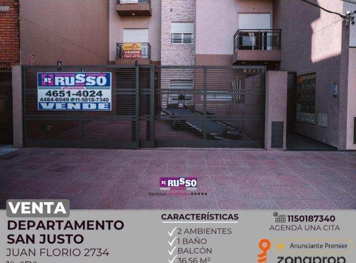 Departamento · 36m² · 2 Ambientes