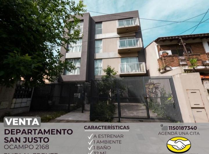 Departamento · 32m² · 1 Ambiente