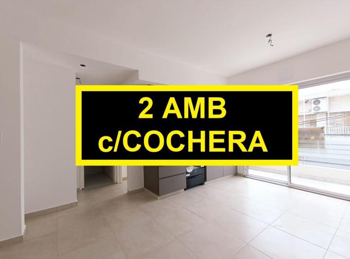 Departamento · 40m² · 2 Ambientes · 1 Cochera