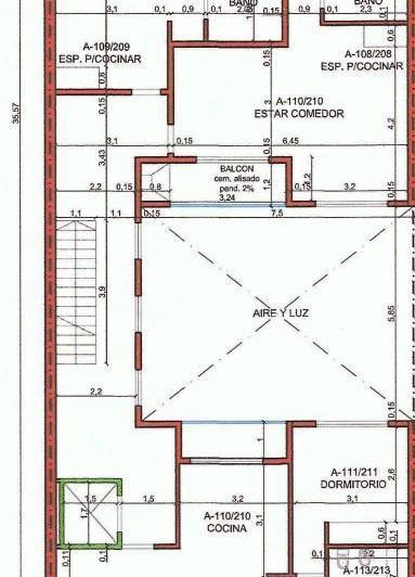 Departamento · 75m² · 3 Ambientes · 1 Cochera