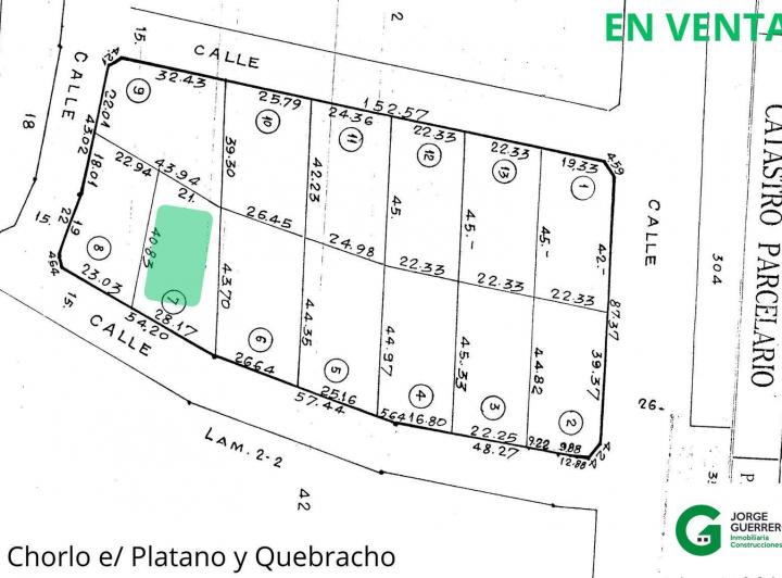 Terreno · 948m²